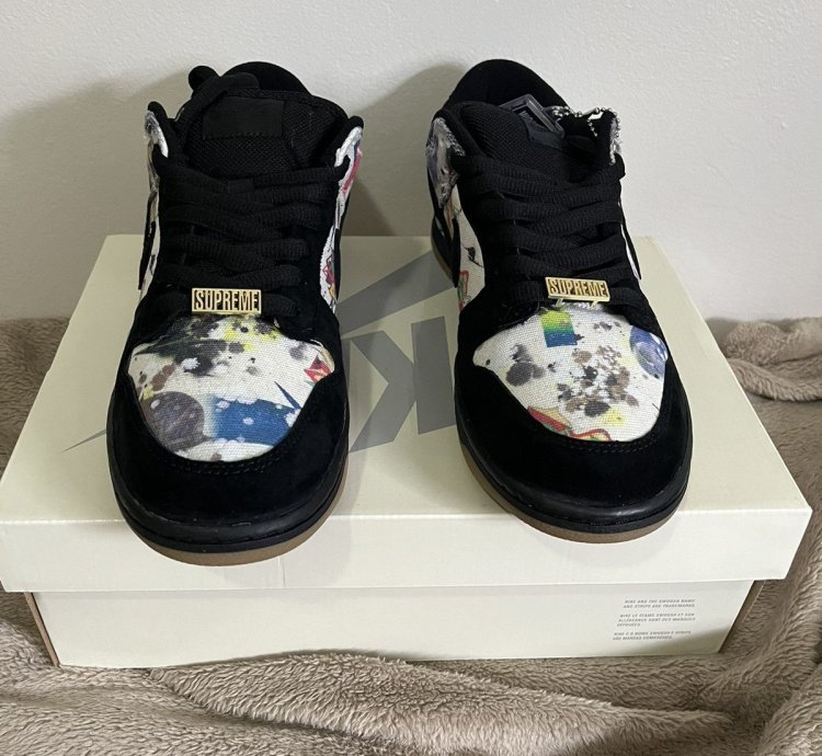 Supreme Nike Sb Dunk Low Rammellzee 9 5