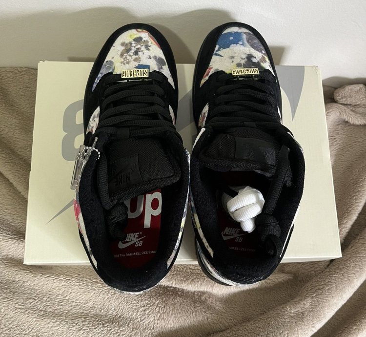 Supreme Nike Sb Dunk Low Rammellzee 9 5