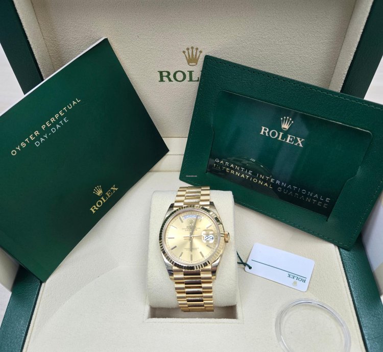 Rolex Day-date 36 Yellow Gold Full Stickers