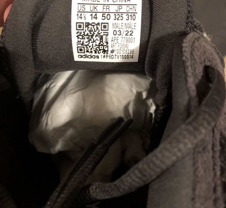 Adidas Yeezy 500 Utility Black 14 5