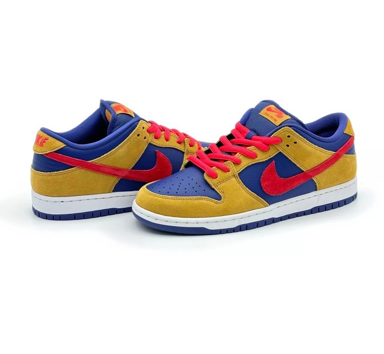 Nike Sb Dunk Low Pro Wheat Purple Reverse Papa Bear Red