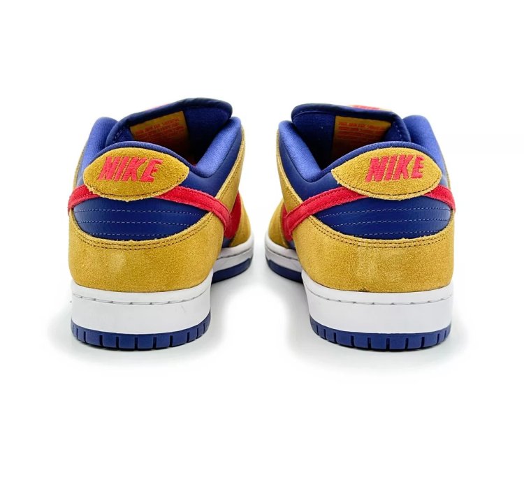 Nike Sb Dunk Low Pro Wheat Purple Reverse Papa Bear Red