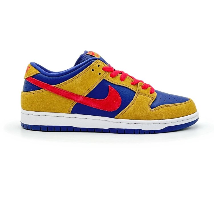 Nike Sb Dunk Low Pro Wheat Purple Reverse Papa Bear Red