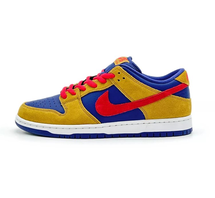 Nike Sb Dunk Low Pro Wheat Purple Reverse Papa Bear Red