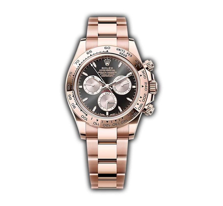 Rolex Daytona 40mm 18k Everose Gold Black And Sundust Dial On Bracelet New Caliber