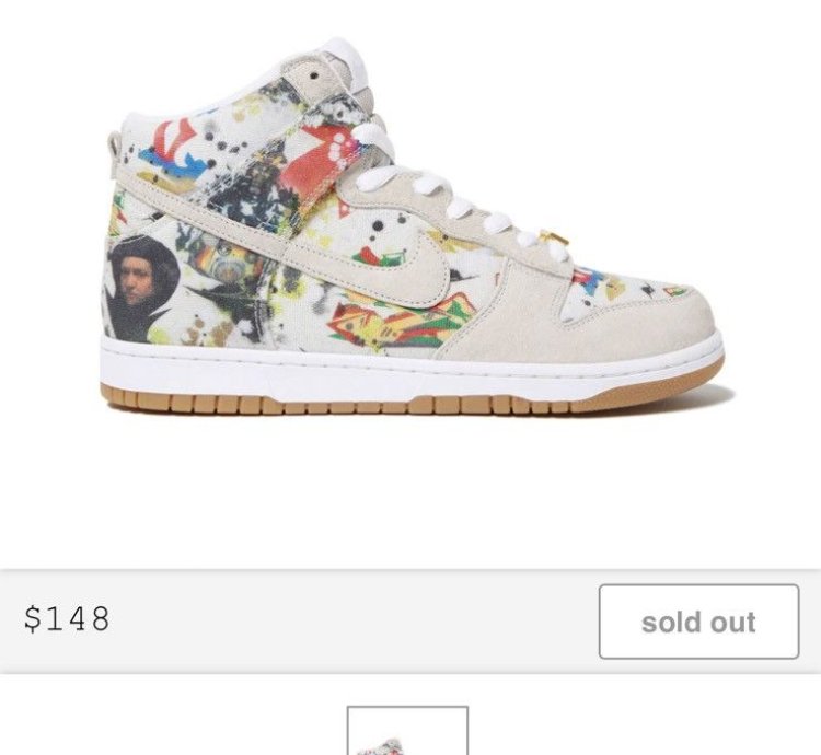 Supreme Nike Sb Rammellzee Dunk High