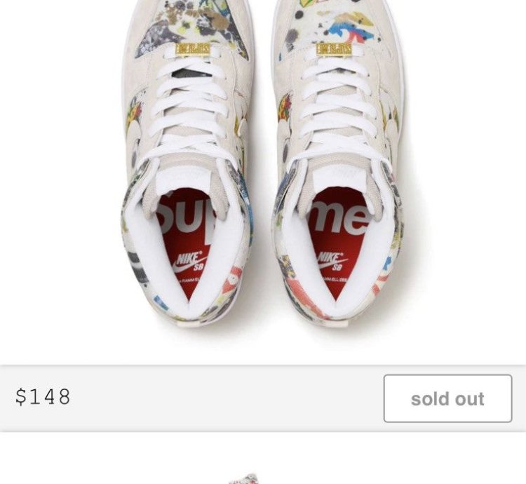 Supreme Nike Sb Rammellzee Dunk High