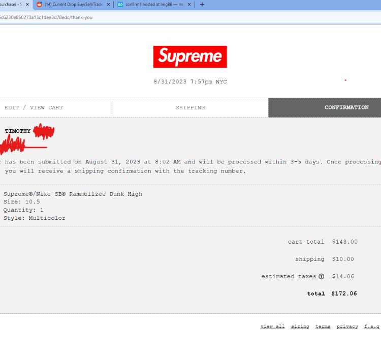 Supreme Nike Sb Rammellzee Dunk High 10 5