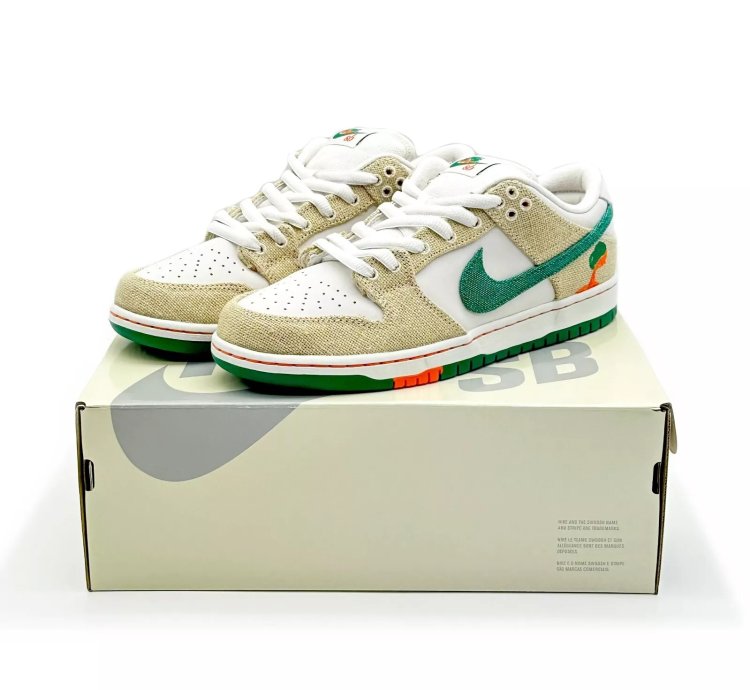 Jarritos × Nike Sb Dunk Low Phamtom Safety Orange-malachite Fd0860-001
