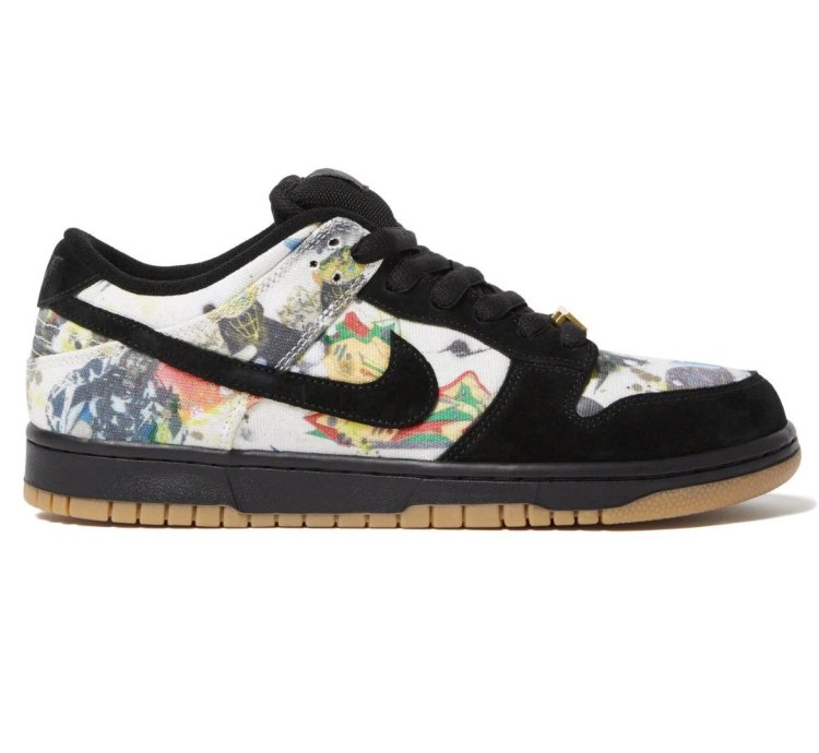 Supreme Nike Sb Rammellzee Dunk Low Black