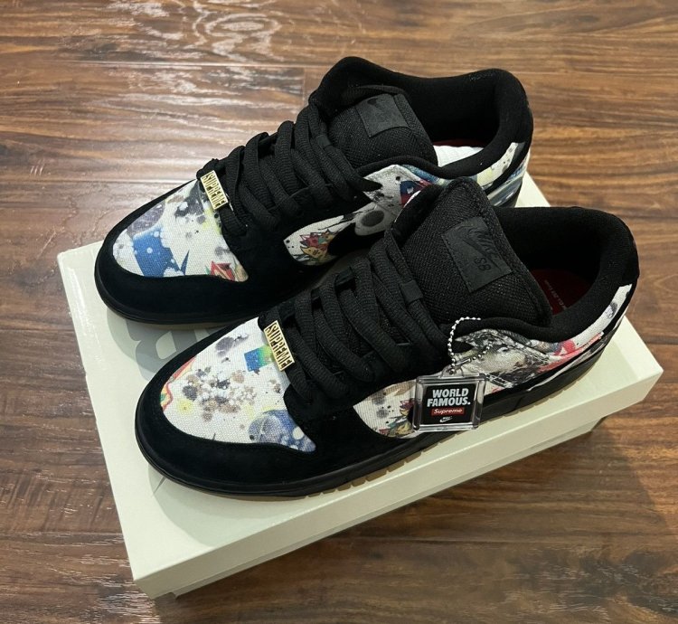 Supreme Nike Sb Rammellzee Dunk Low Black