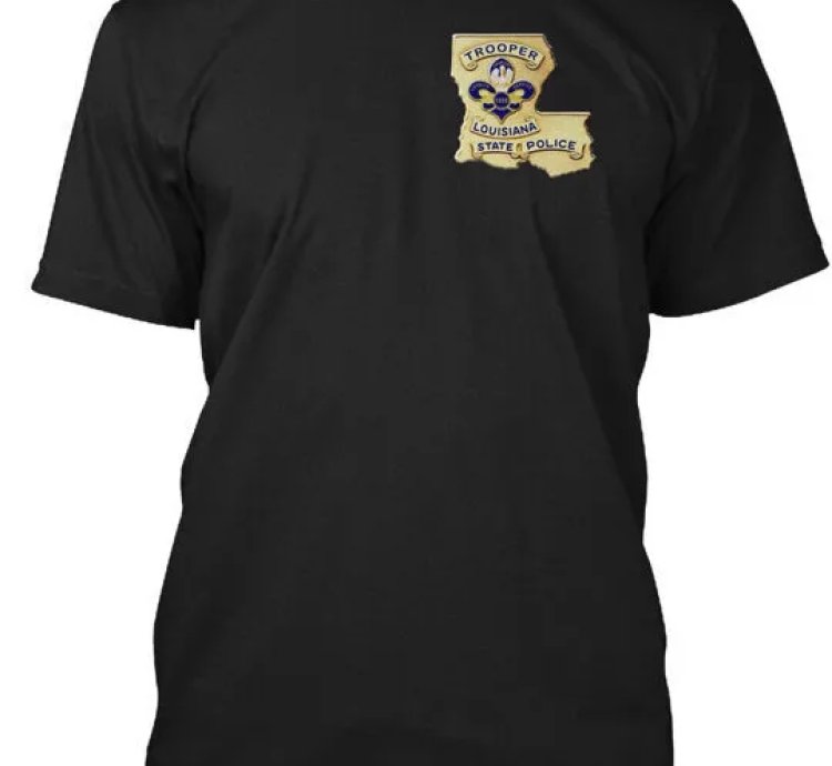 Louisiana State Police T-shirt Made In The Usa Size S To 5xl