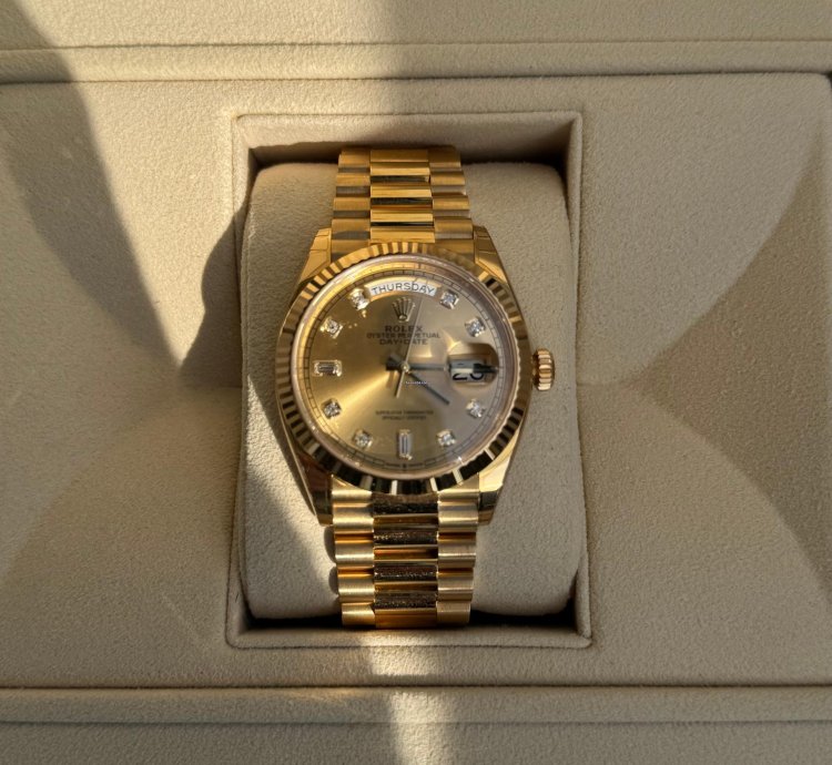 Rolex Day-date 36 Yellow Gold Ref 128238 Year 2022 Unworn