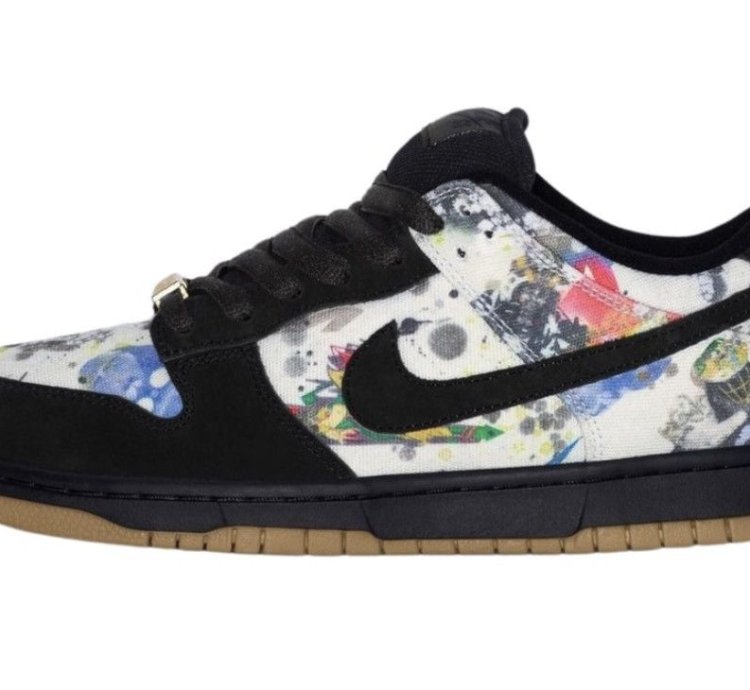 Supreme Nike Sb Rammellzee Dunk Low Multicolor Size 9 5 Mens