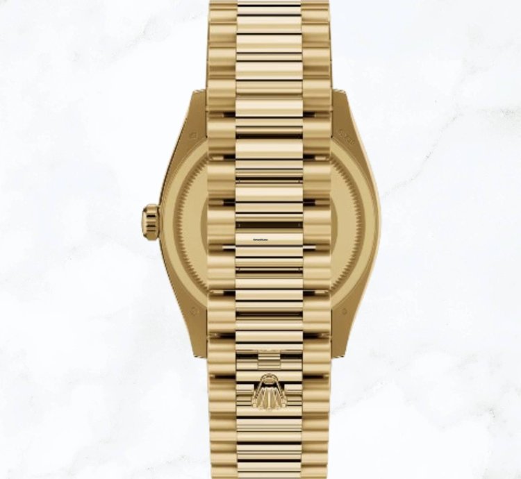 Rolex Day-date 36 Yellow Gold White Dial new Unworn