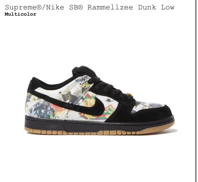 Supreme Nike Sb Remmellezee Dunk Low