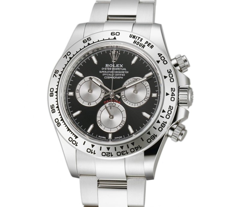 Rolex Daytona 40mm 18k White Gold Black Dial Caliber 4131