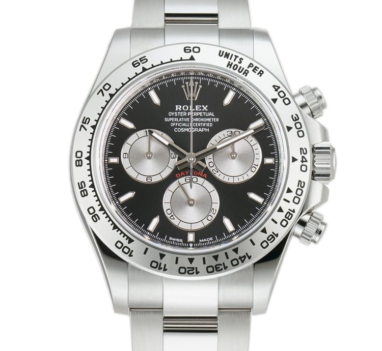 Rolex Daytona 40mm 18k White Gold Black Dial Caliber 4131