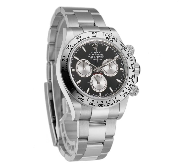 Rolex Daytona 40mm 18k White Gold Black Dial Caliber 4131