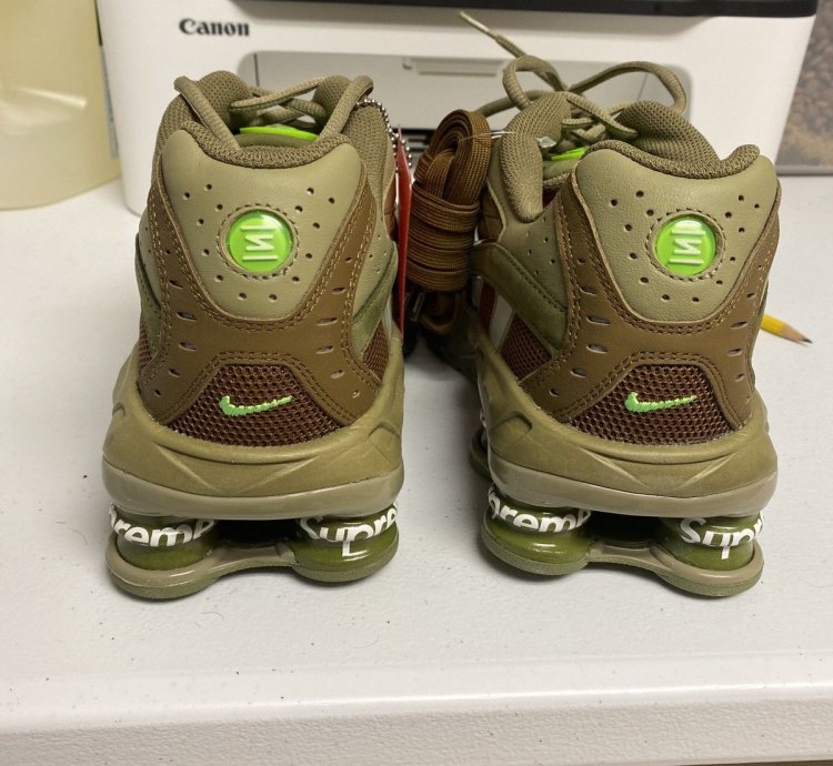 Supreme Nike Shox 2 Olive