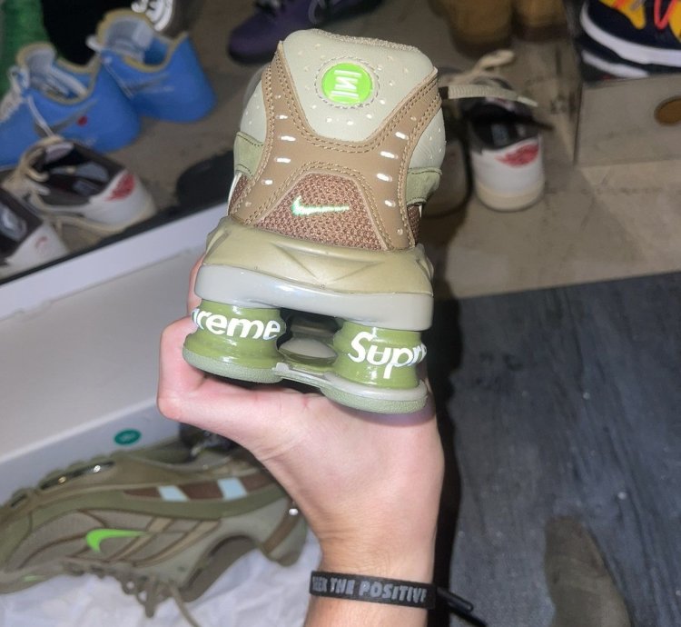 Supreme Nike Shox Olive