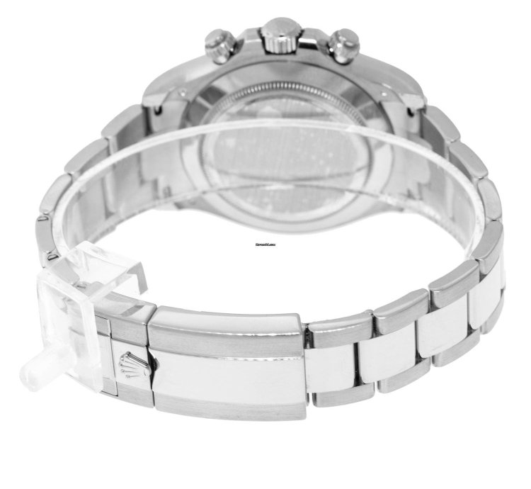 Rolex Daytona 40mm 18k White Gold Blue Dial White Gold Bezel 116509