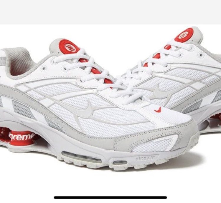 Supreme Nike Shox Ride 2 - White - Us 12