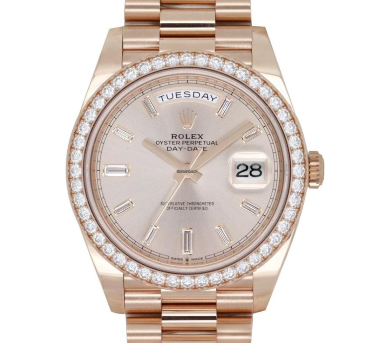 Rolex Day-date 40 18k Rose Gold 228345rbr - Ats-w007868