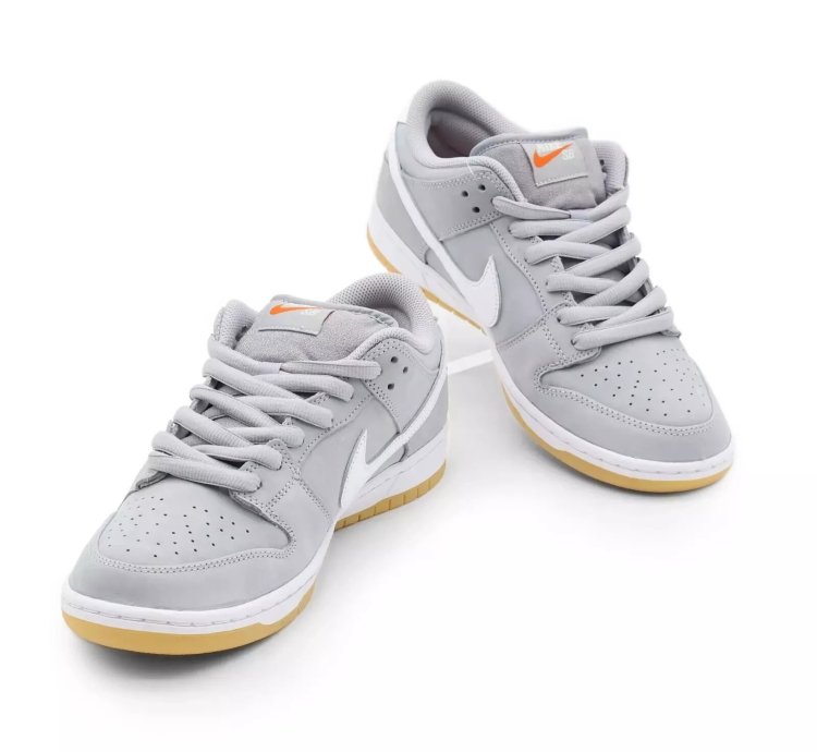 Dv5464-001 Nike Sb Dunk Low Orange Label Grey Gum Cool Wolf Gray Light