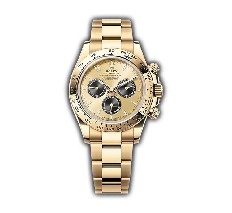 Rolex Daytona 40mm 18k Yellow Gold Golden Dial Pikachu On Bracelet New Caliber 4131