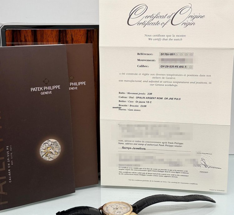 Patek Philippe Chronograph Complications Chronograph 5170j-001