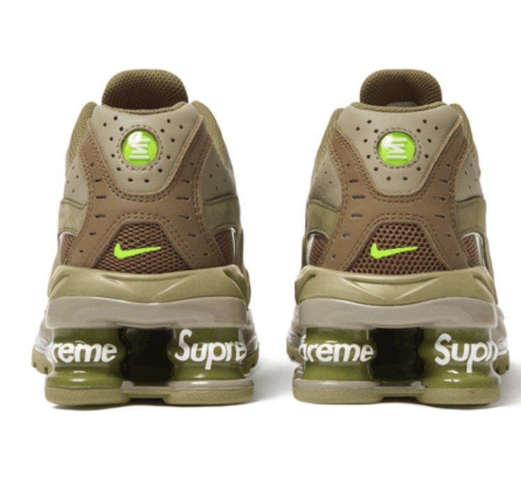 Supreme Nike Shox Ride 2 Olive - 12