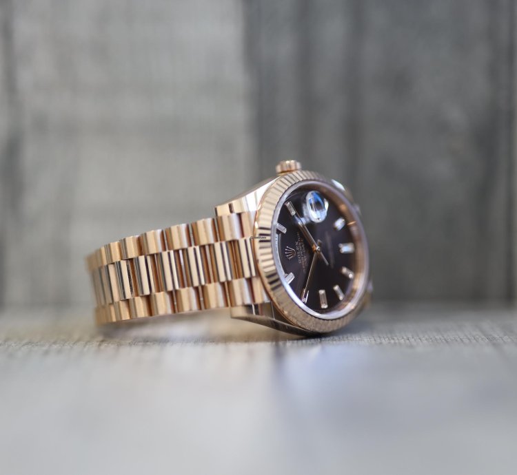 Rolex Day-date 40 2021 Day-date 40 Chocolate Baguette Dial 228235