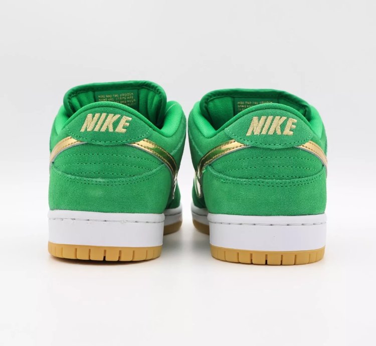 Nike Sb Dunk Low Pro St Patricks Day Shamrock Lucky Green Bq6817-303