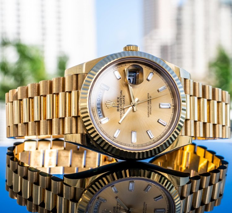 Rolex Day-date 40 2021 Day-date Yellow Gold Baguette 228238a