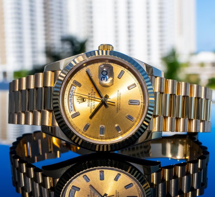 Rolex Day-date 40 2021 Day-date Yellow Gold Baguette 228238a