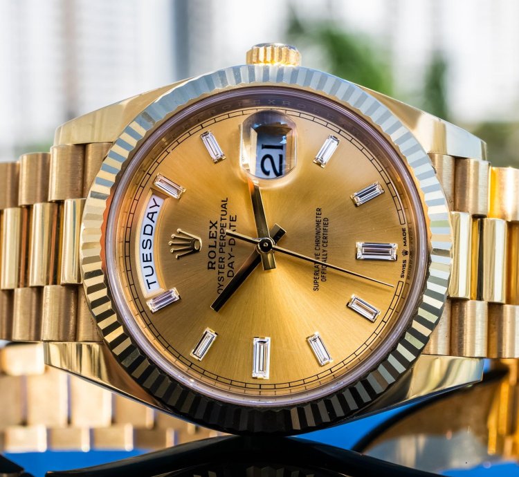 Rolex Day-date 40 2021 Day-date Yellow Gold Baguette 228238a