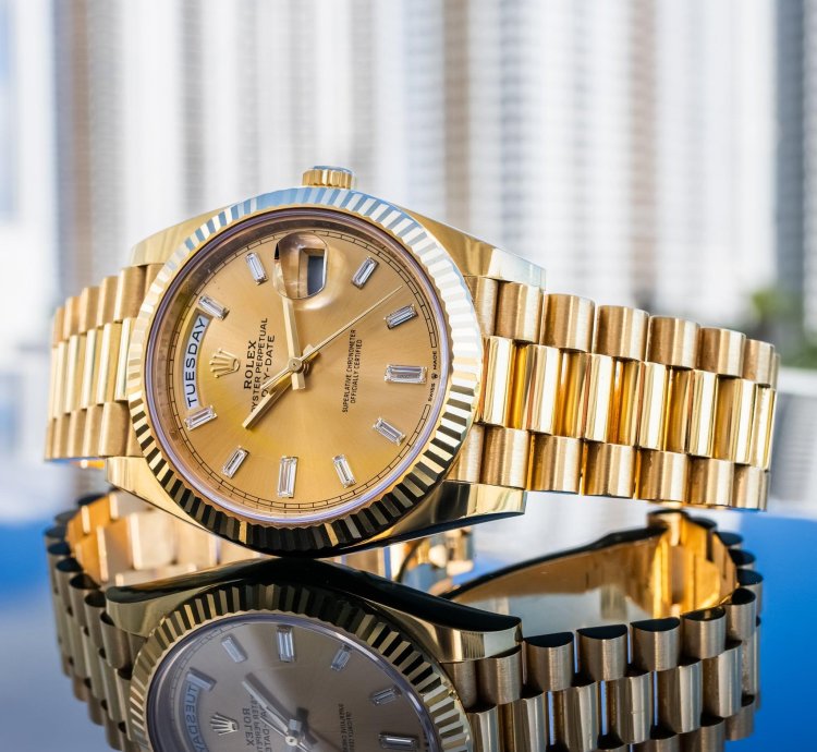 Rolex Day-date 40 2021 Day-date Yellow Gold Baguette 228238a