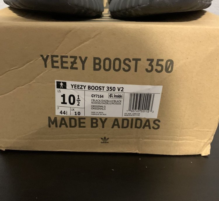 Adidas Yeezy Boost 350 V2 Dazzling Blue Size 10 5