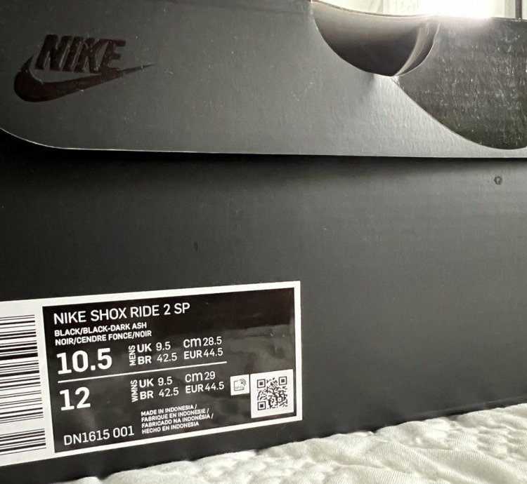 Supreme Nike Shox Ride 2 Sp Black 10 5