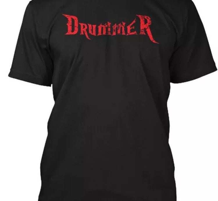 Drummer Tee T-shirt Made In The Usa Size S To 5xl