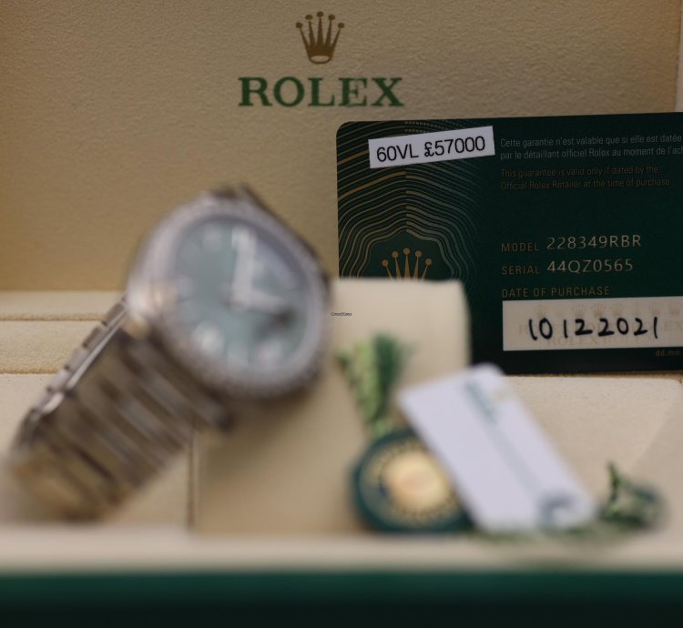 Rolex Day-date 40 2022 Day-date 40mm Olive Green Dial White Gold 228349rbr