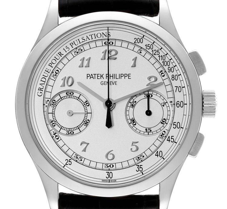 Patek Philippe Chronograph Complications Chronograph White Gold Mens Watch 5170g
