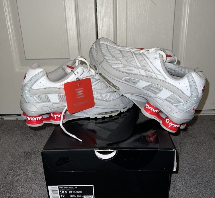 Supreme Nike Shox Ride 2 White