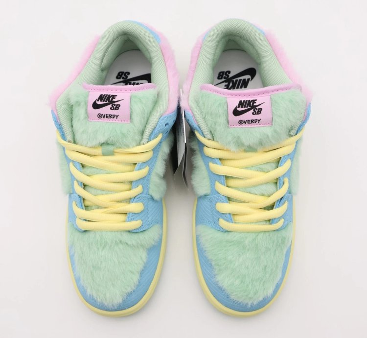 Fn6040-400 Verdy Nike Sb Dunk Low Pro Visty Blue Gaze And Enamel Green