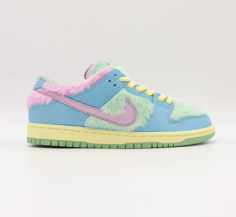 Fn6040-400 Verdy Nike Sb Dunk Low Pro Visty Blue Gaze And Enamel Green