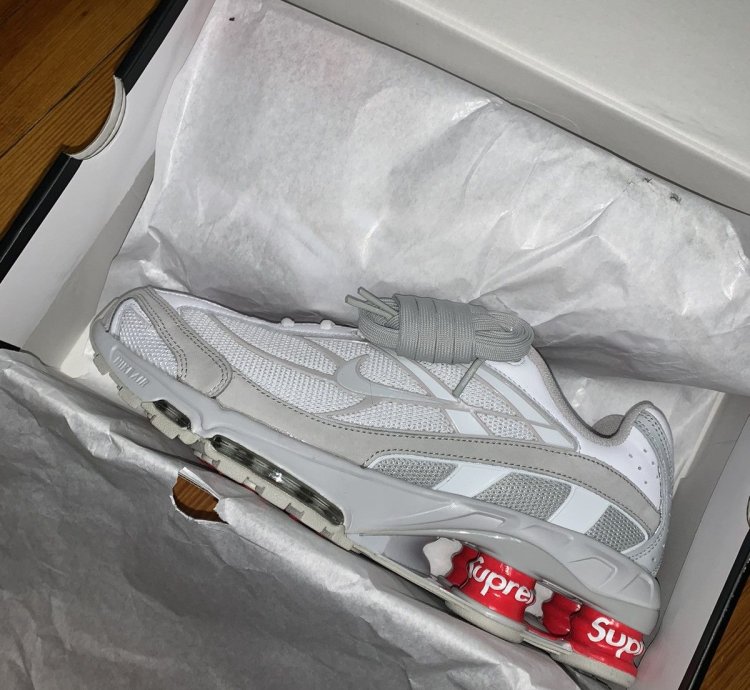 Supreme Nike Shox Ride 2 White Size 10