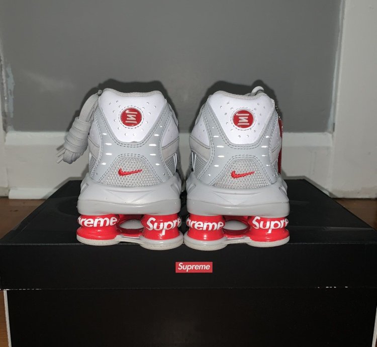 Supreme Nike Shox Ride 2 White Size 10