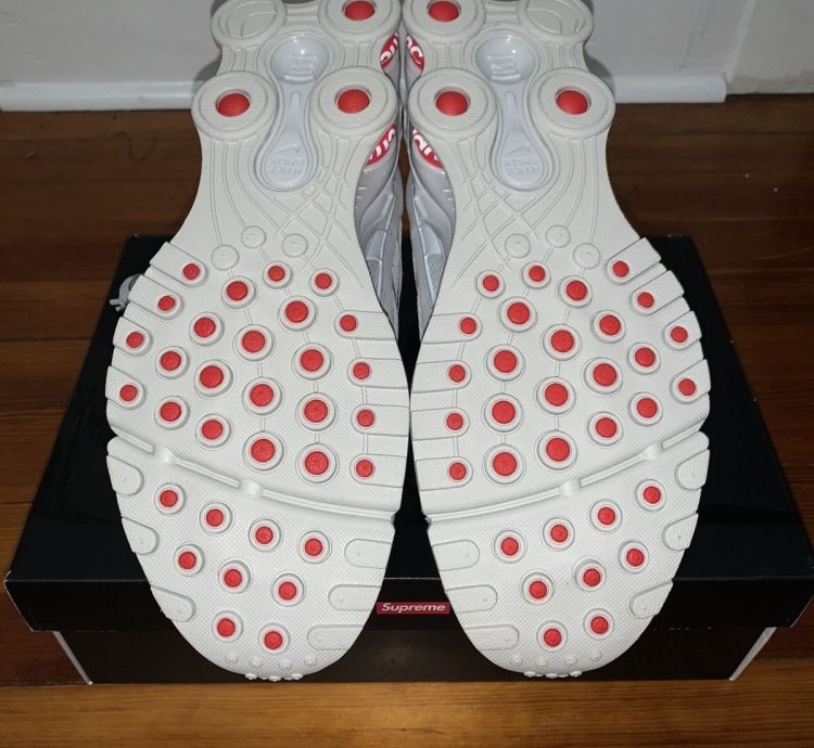Supreme Nike Shox Ride 2 White Size 10