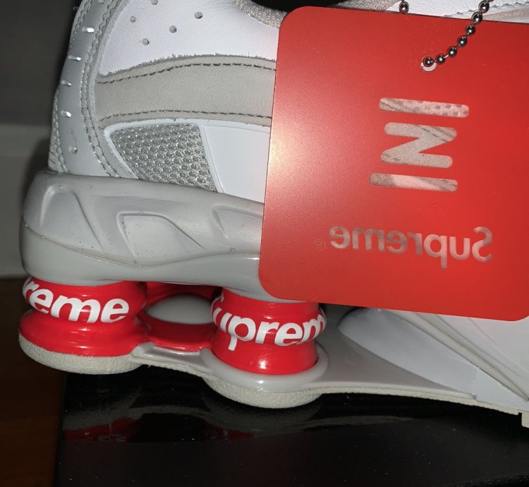 Supreme Nike Shox Ride 2 White Size 10